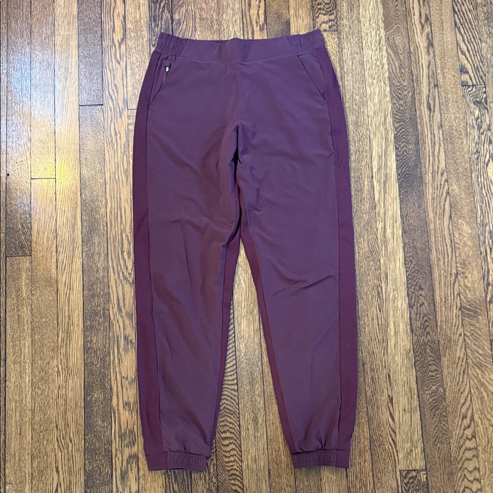 Athleta Brooklyn Lined Joggers, EUC, 10 Tall, Chocolate brown